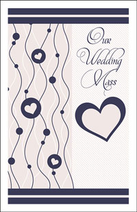 Wedding Program Cover Template 14A - Graphic 8